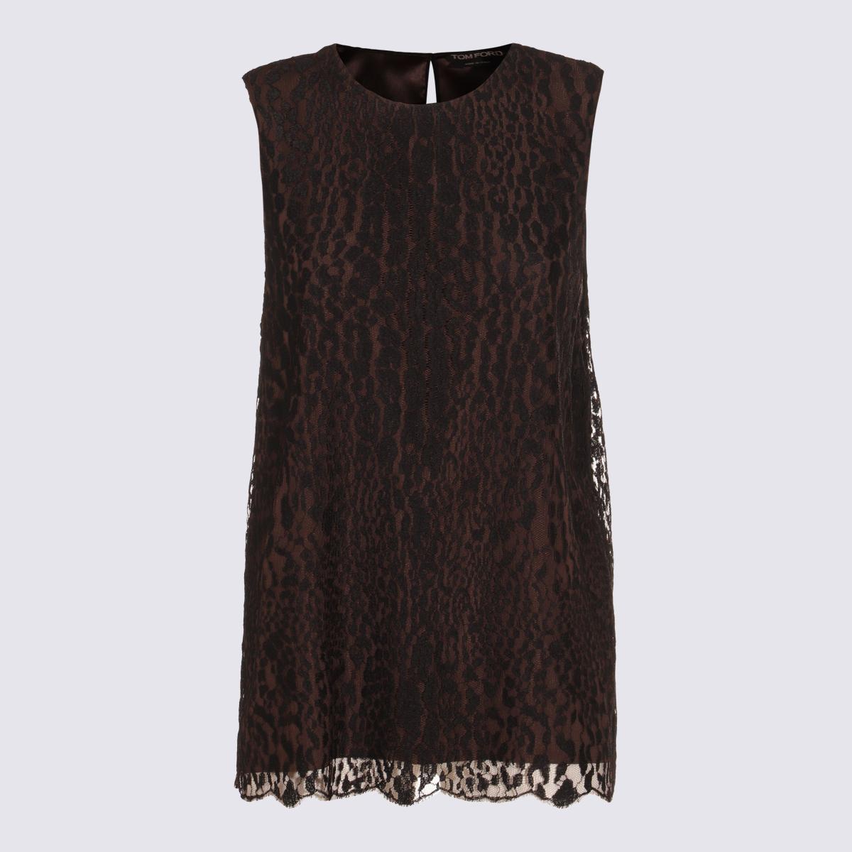 tom ford top black/chocolate _vi pa - women