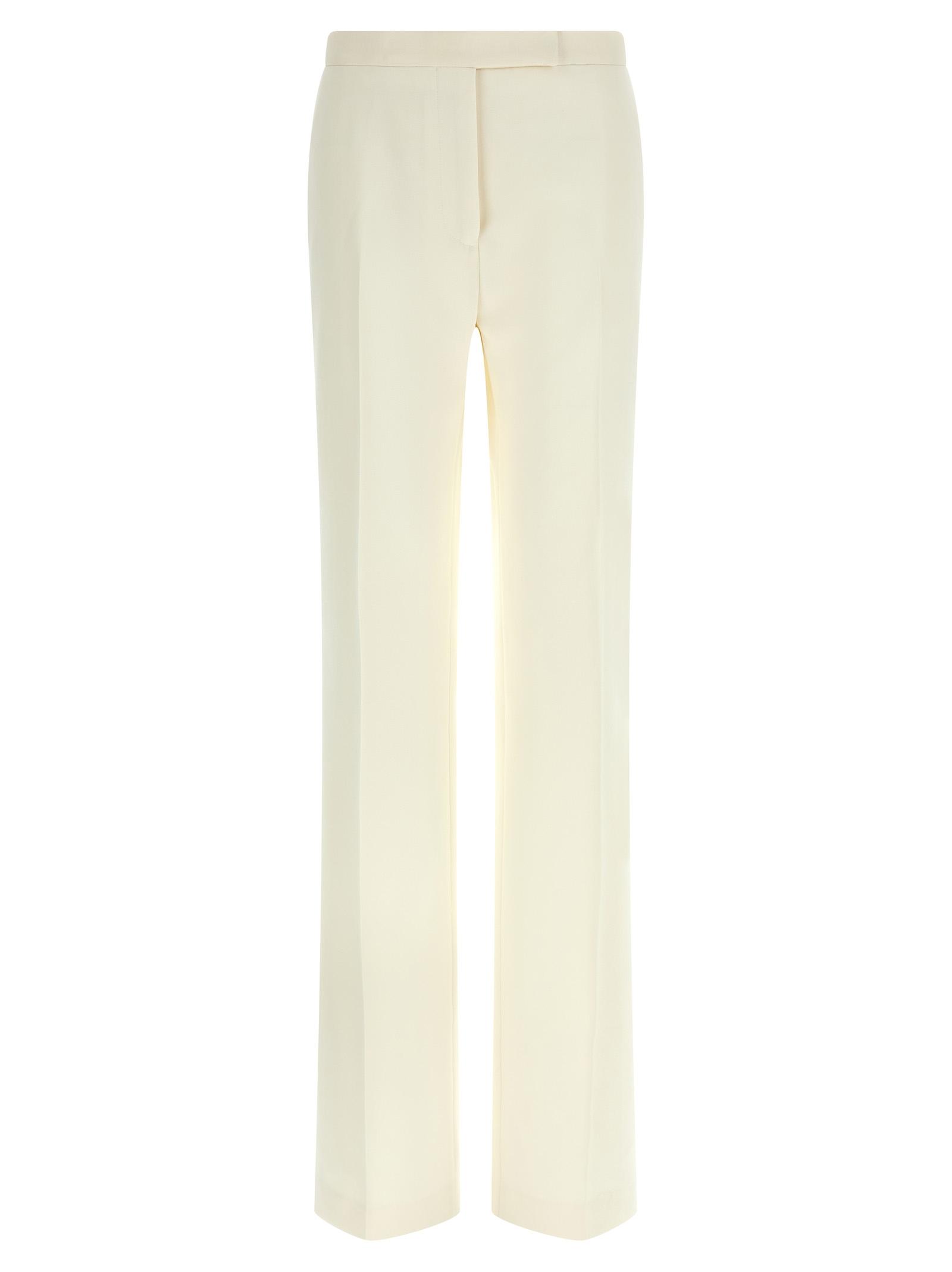 tom ford tuxedo pants white wool - women