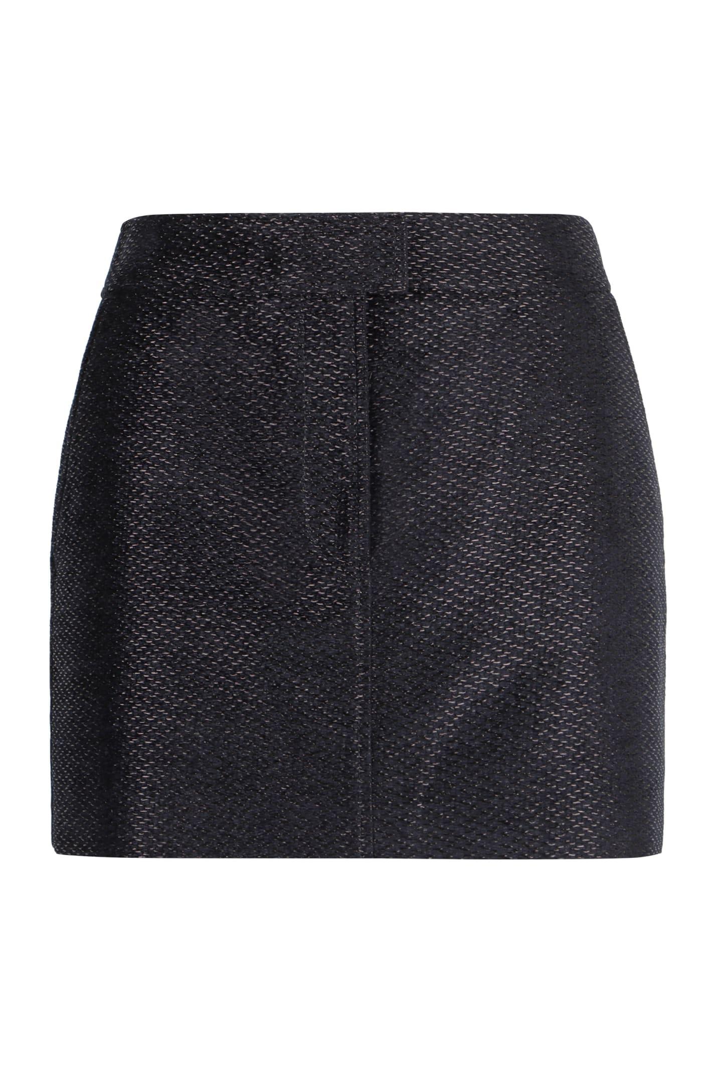 tom ford viscose miniskirt