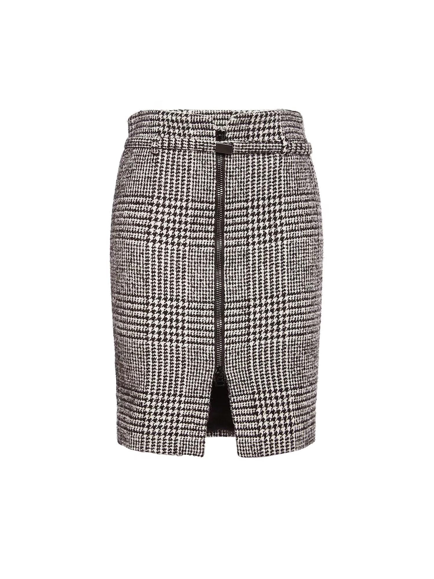 tom ford wool skirt