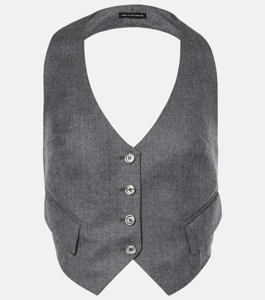 tom ford wool twill vest