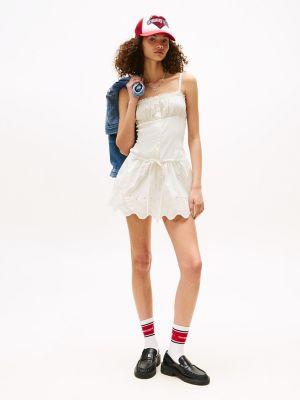 tommy girl embroidered eyelet dress