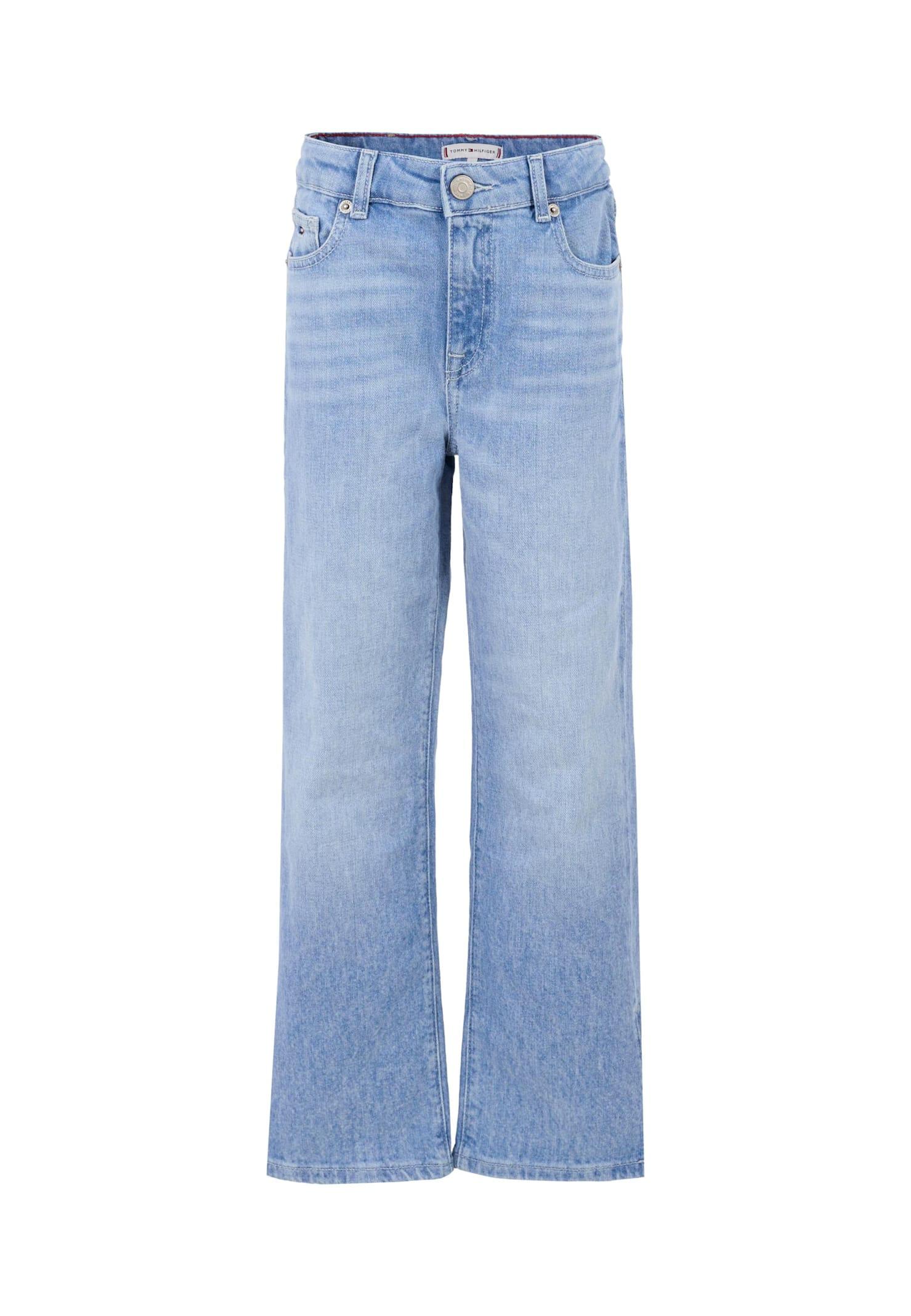 tommy hilfiger denim jeans for girl with flag