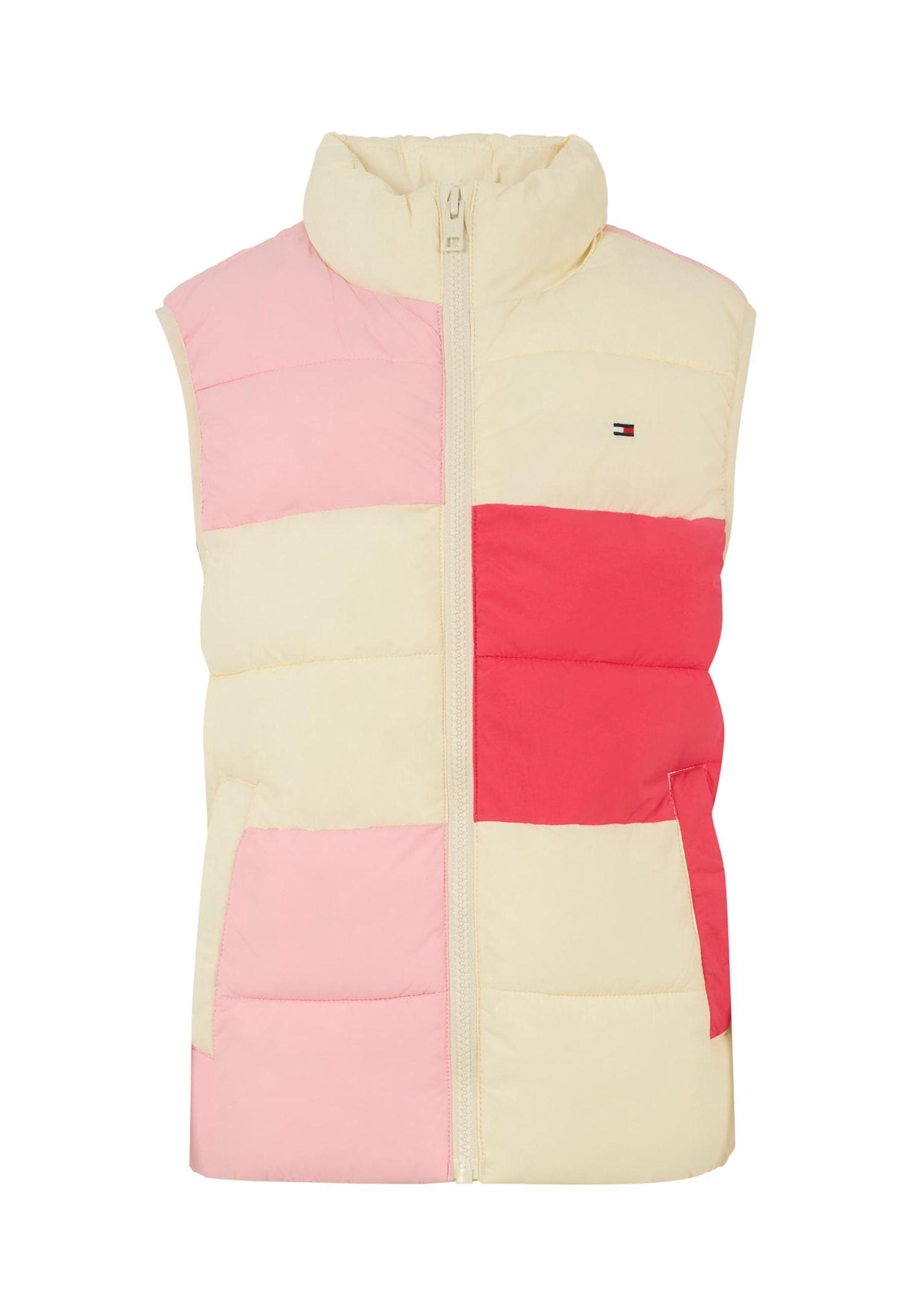 tommy hilfiger multicolor vest for girl with flag