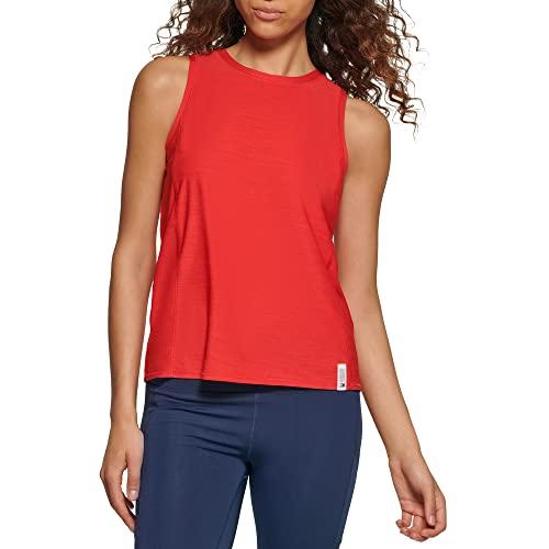 tommy hilfiger sport womens sport tank,scarlet,x-large