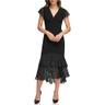 tommy hilfiger women's dress,black,14w
