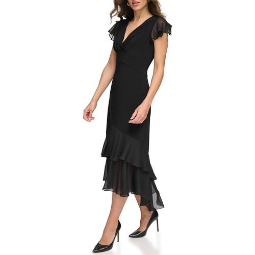 tommy hilfiger women's dress,black,14w
