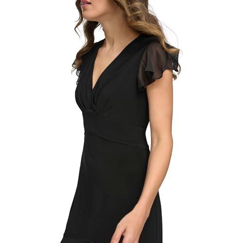 tommy hilfiger women's dress,black,14w
