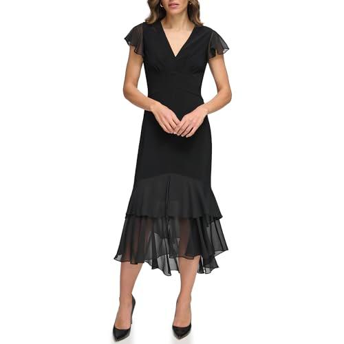 tommy hilfiger women's dress,black,14w