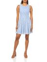 tommy hilfiger women's dresses,blue/ivory,6p
