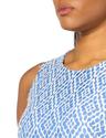 tommy hilfiger women's dresses,blue/ivory,6p