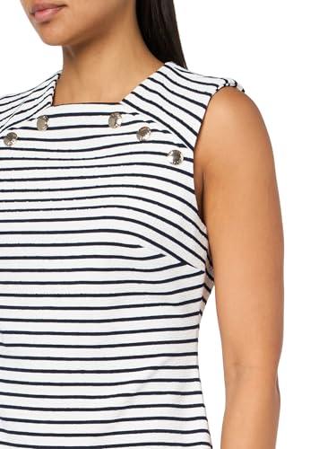 tommy hilfiger women's dresses,ivory/sky captain,4