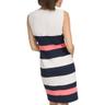 tommy hilfiger women's dresses,ivory/sky captain/sherbet,6