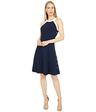 tommy hilfiger women's dresses,sky captain/ivory,8p
