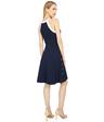 tommy hilfiger women's dresses,sky captain/ivory,8p