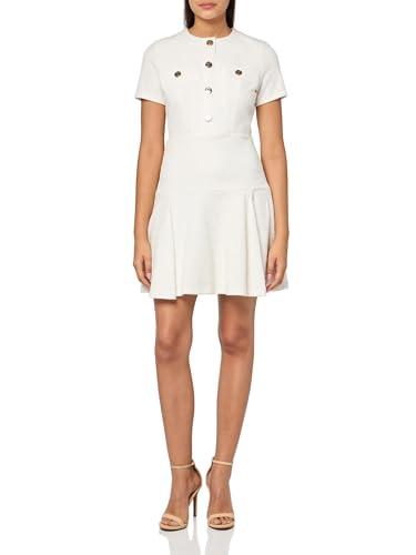 tommy hilfiger women's dresses shirtdress,cream/cream,10
