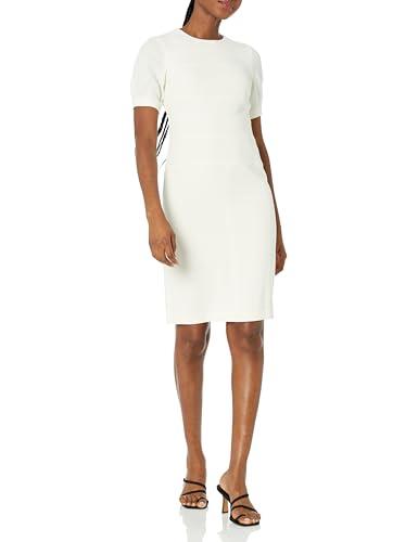 tommy hilfiger women's scuba crepe,pearl,10