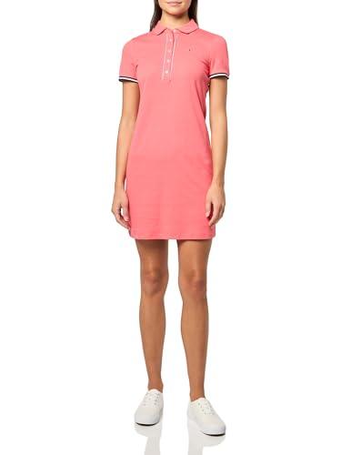 tommy hilfiger women's short sleeve polo dress, sherbet, small