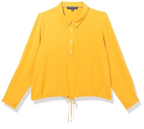 tommy hilfiger women's sportswear top, sunflower, xxl