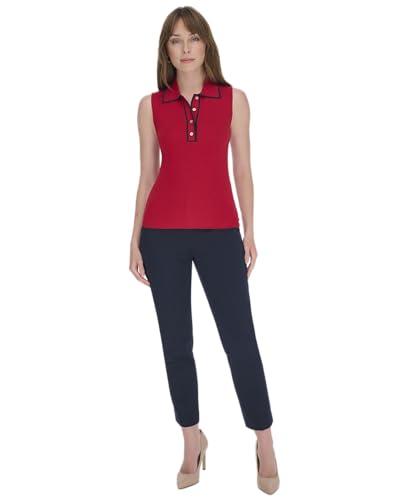 tommy hilfiger women's suits top, chili pepper/midnight, l