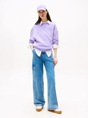 tommy jeans high rise cargo jean