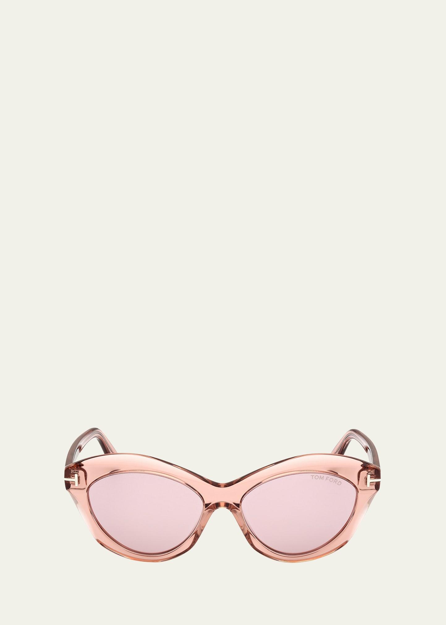 toni acetate oval sunglasses