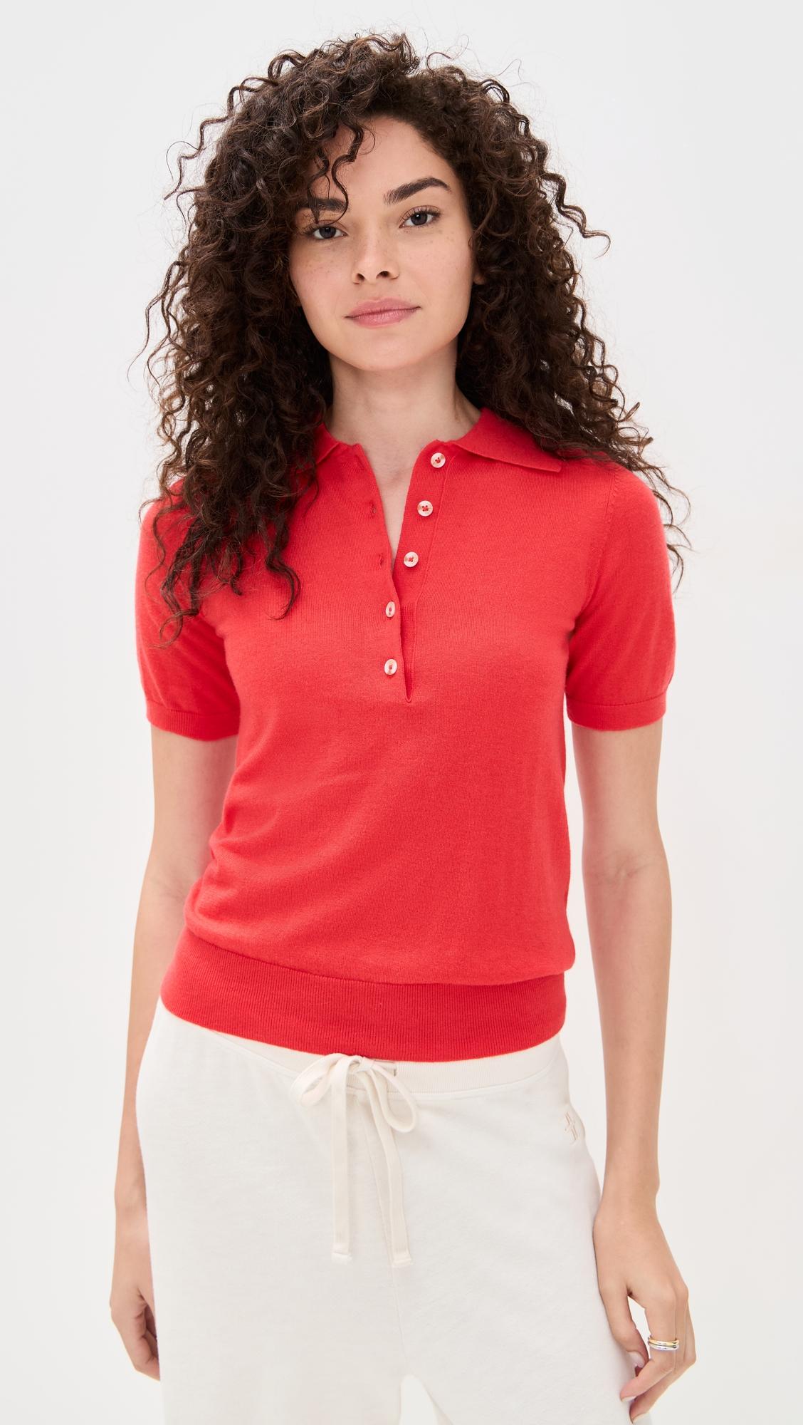 toni polo knit tee