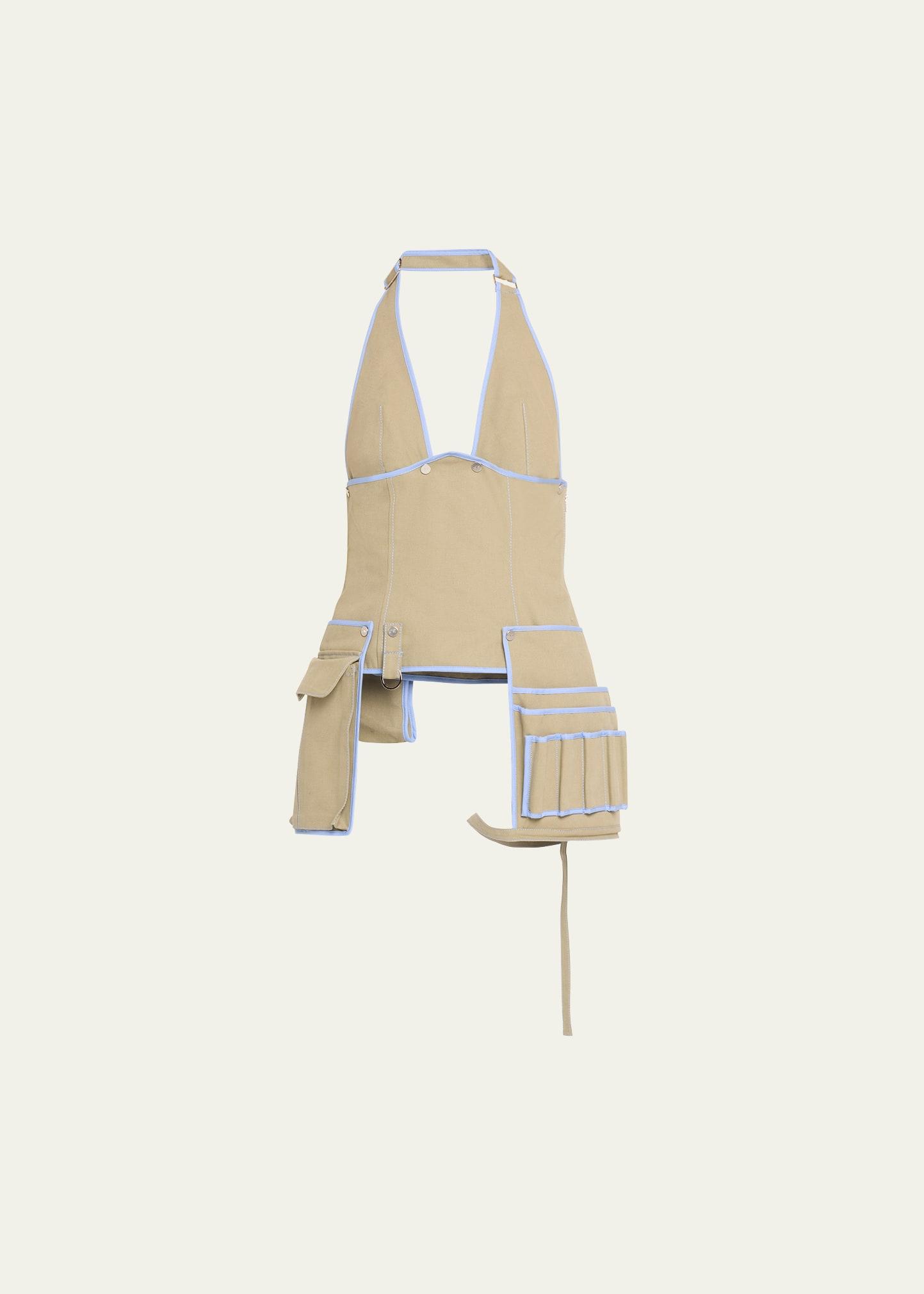 toolbelt halter bustier top