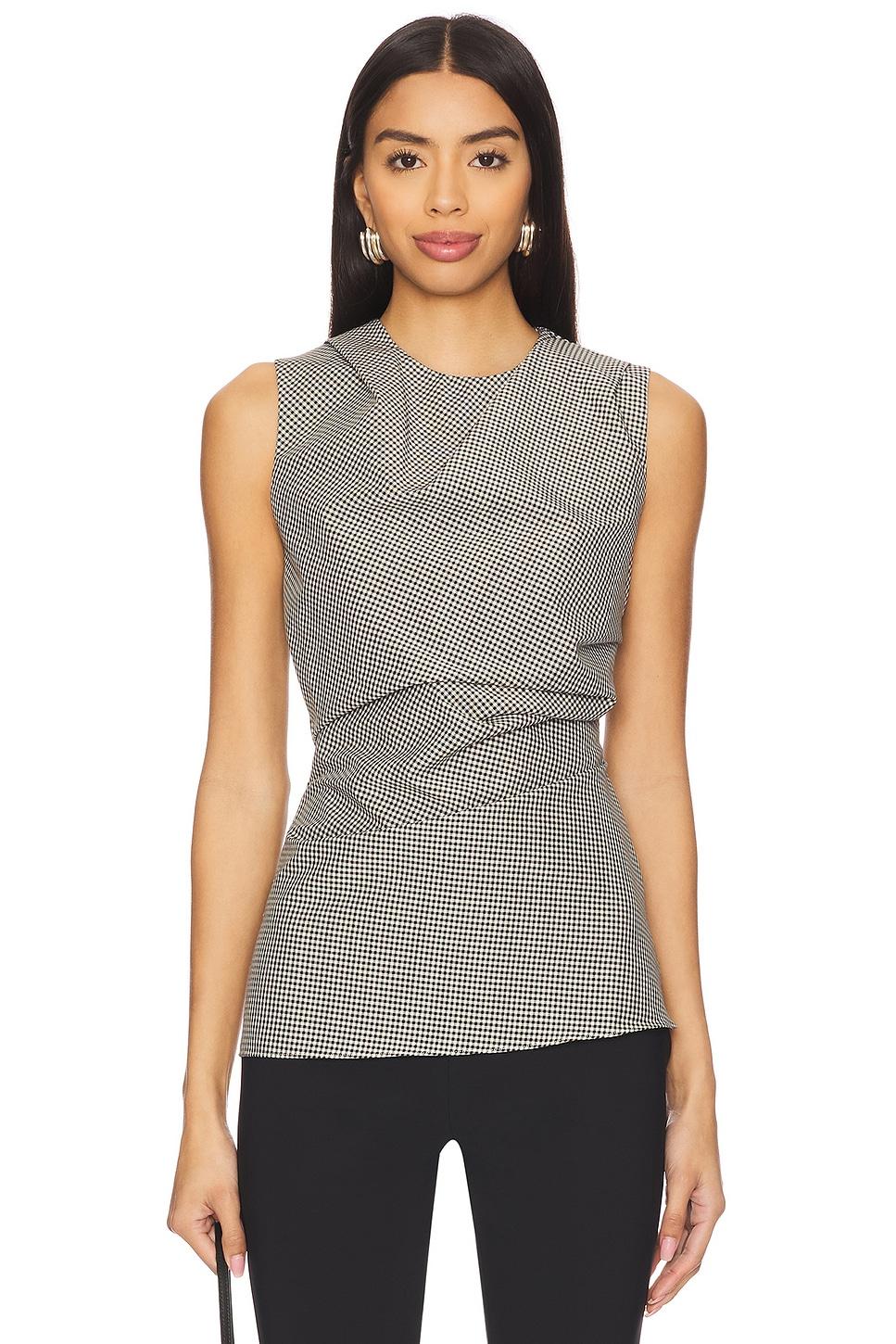 top with cowl neck