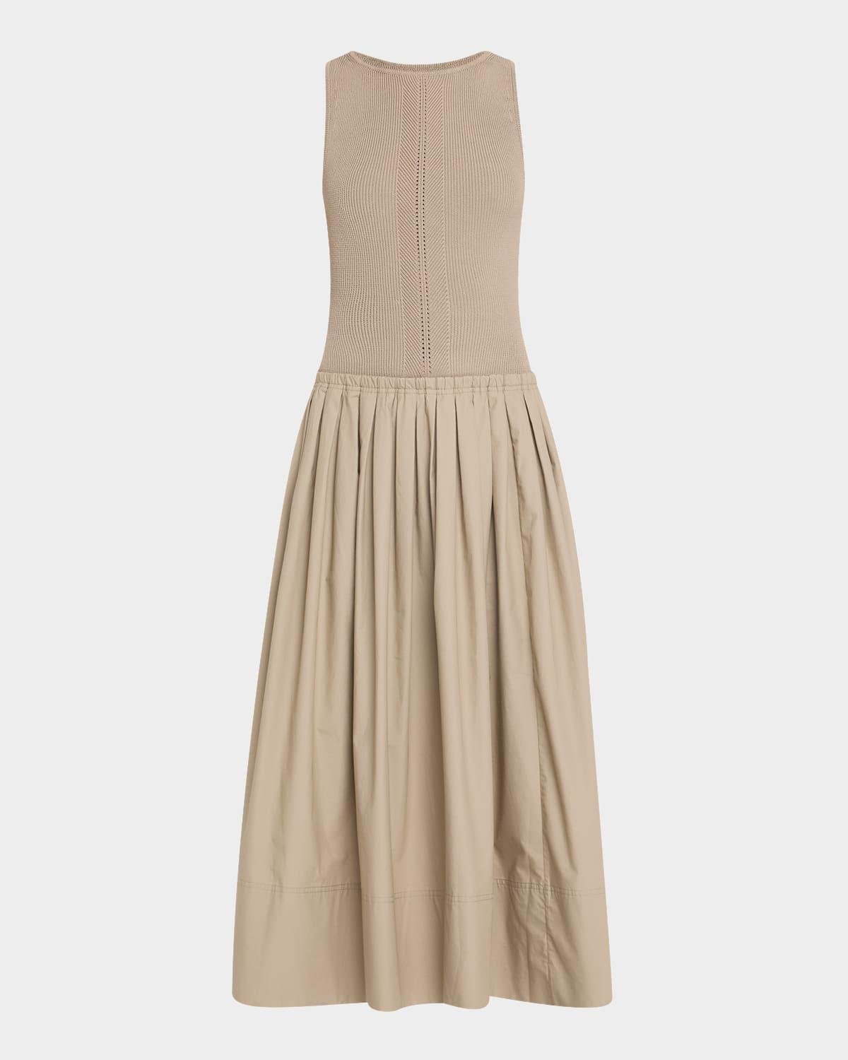 tori sleeveless combo dress