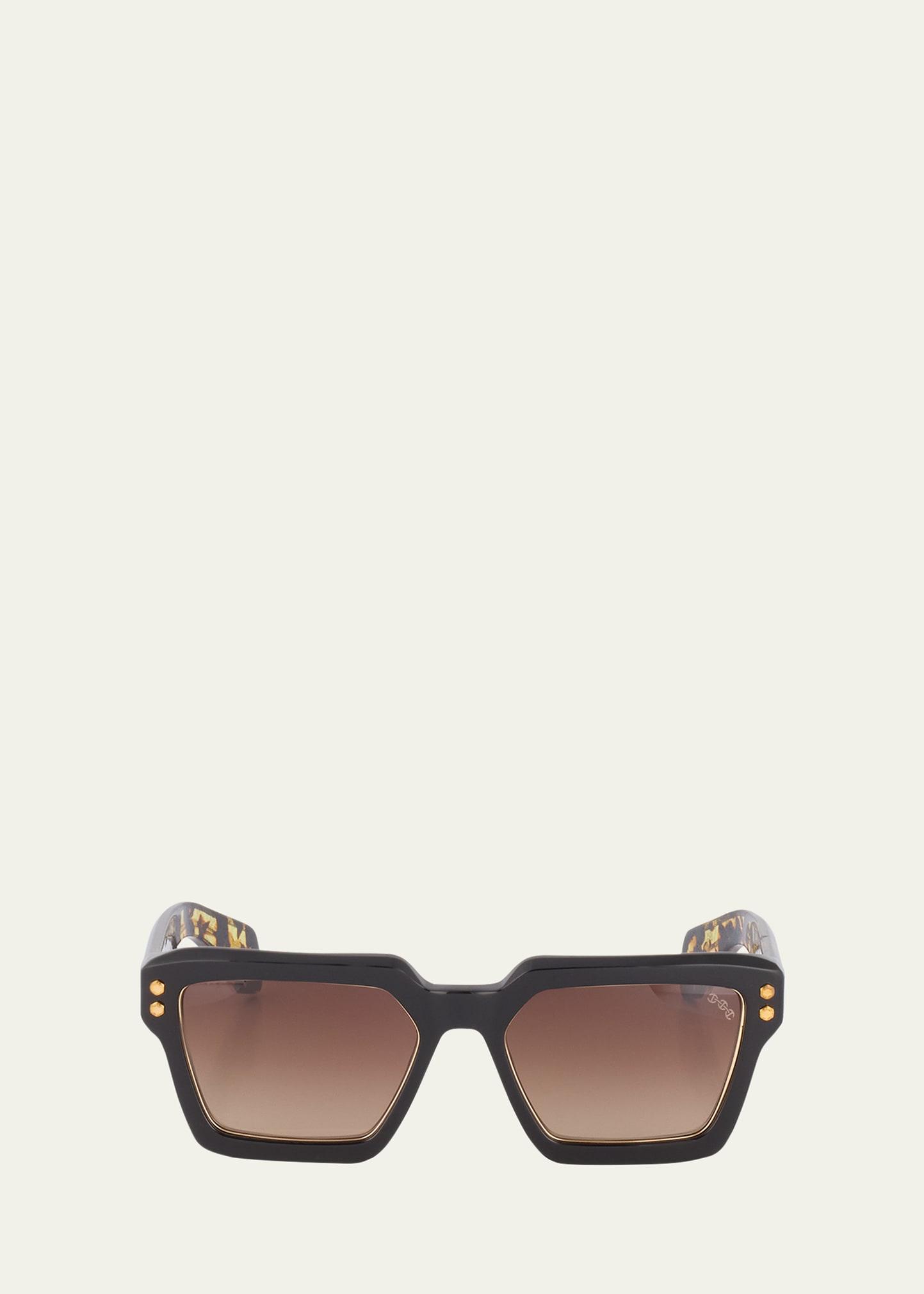 tortoise acetate butterfly sunglasses