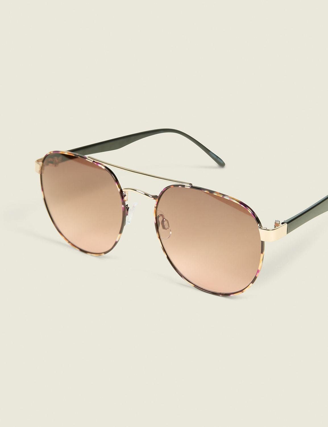 tortoiseshell aviator sunglasses