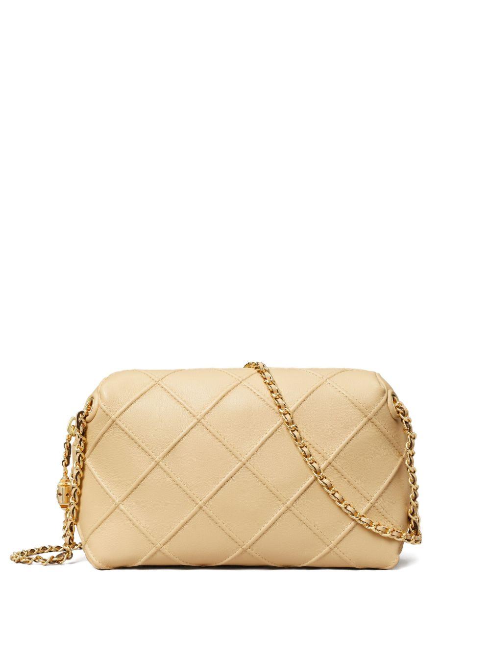 tory burch bags beige calf leather - women