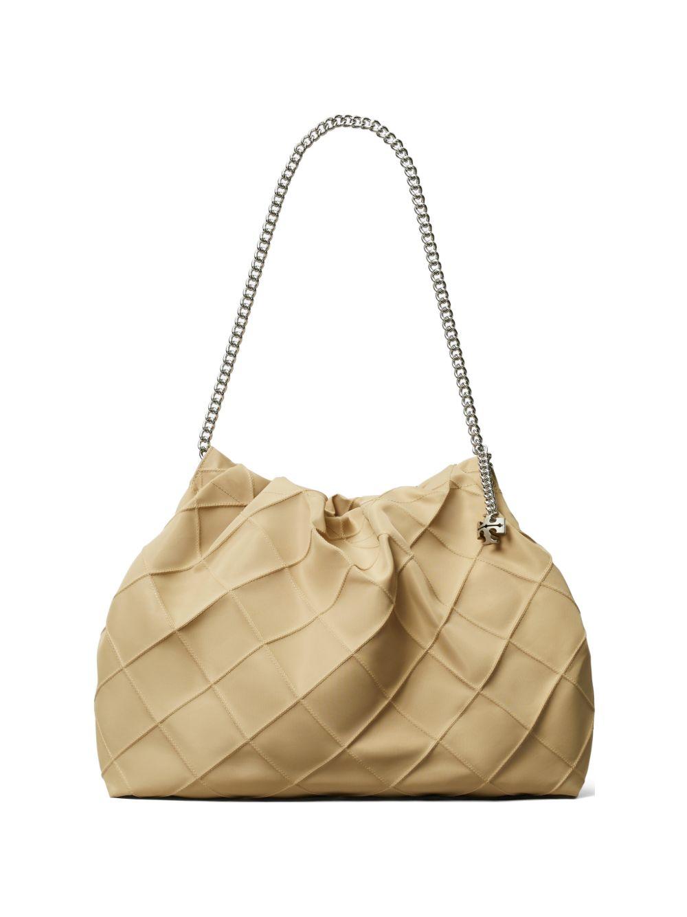tory burch bags beige outer: recycled nylon - women