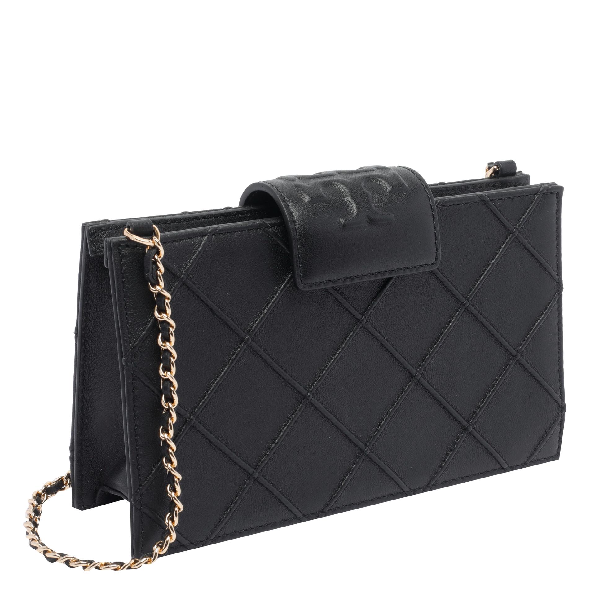 tory burch bags black calf leather - women