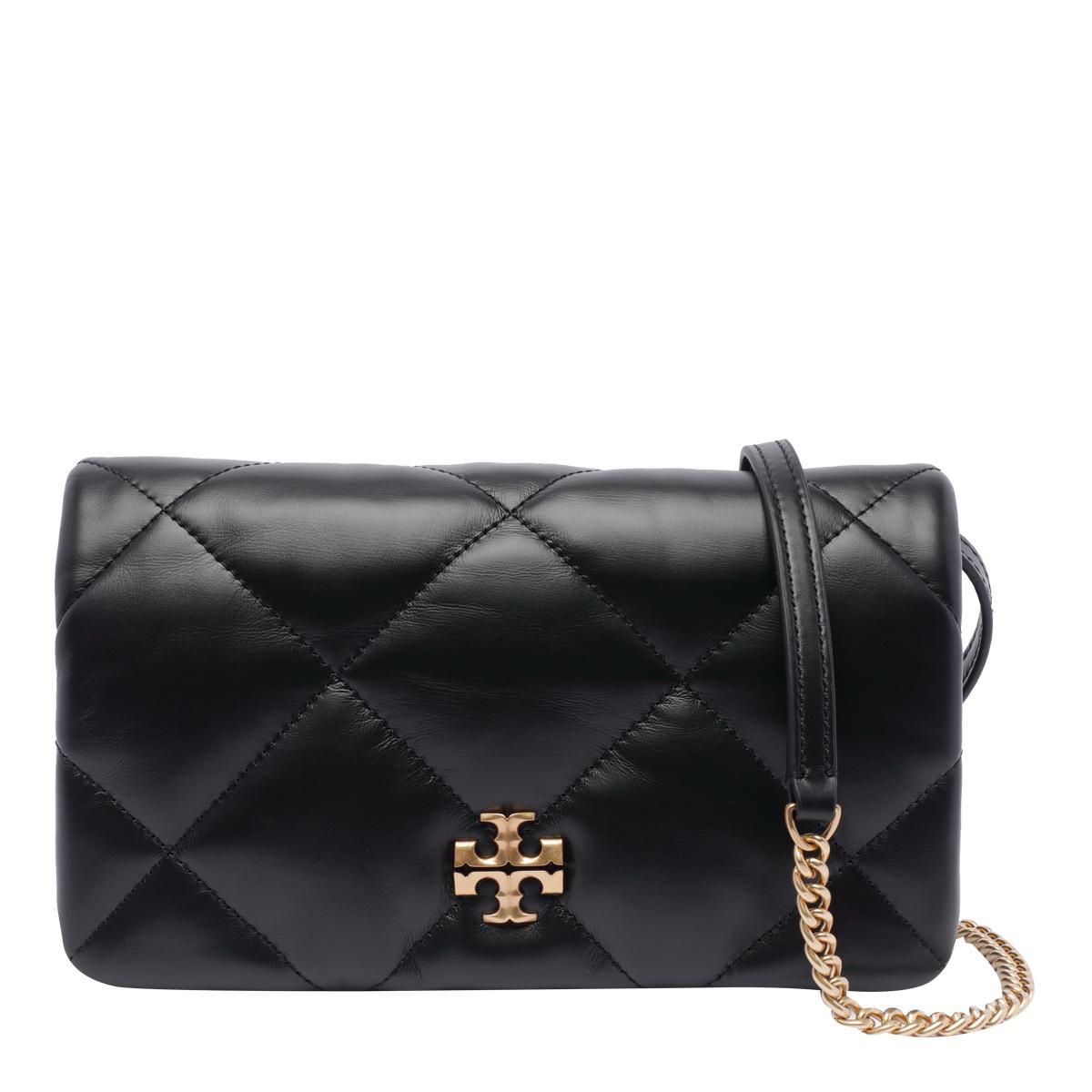 tory burch bags black calf leather - women
