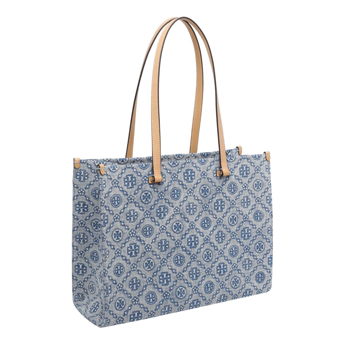tory burch bags blue fabric - women