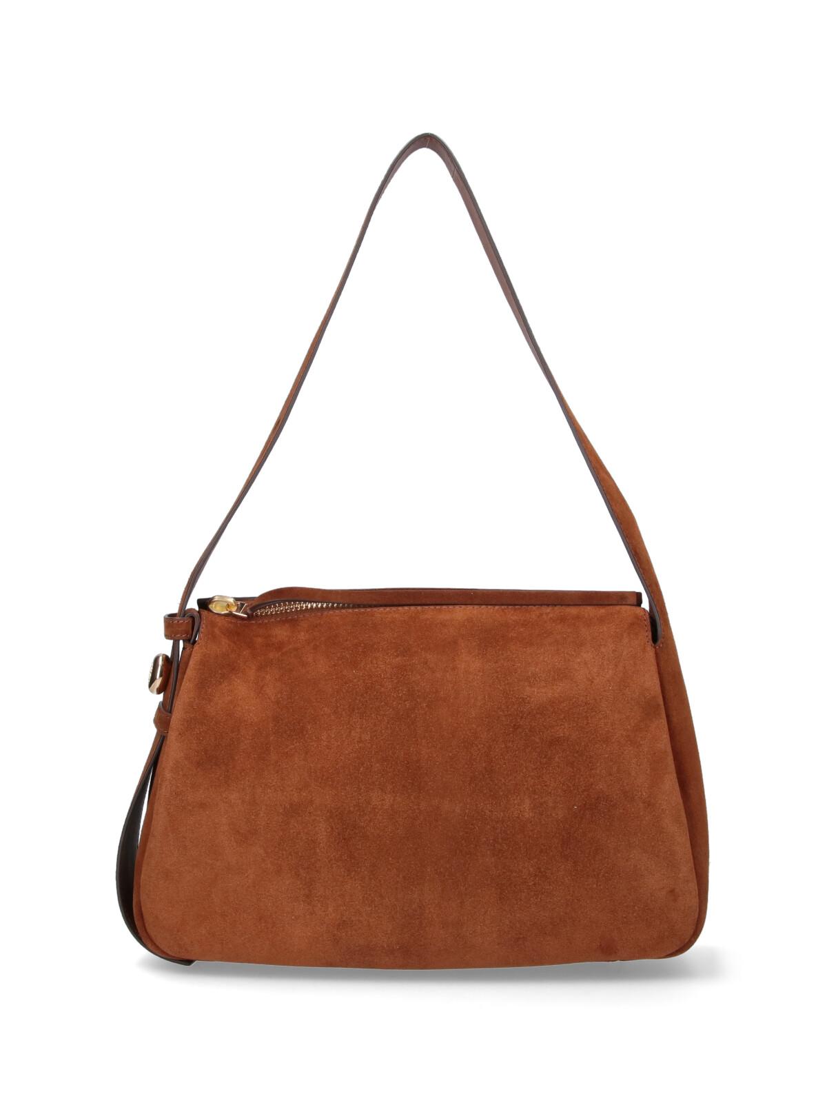 tory burch bags brown bovine suede - women