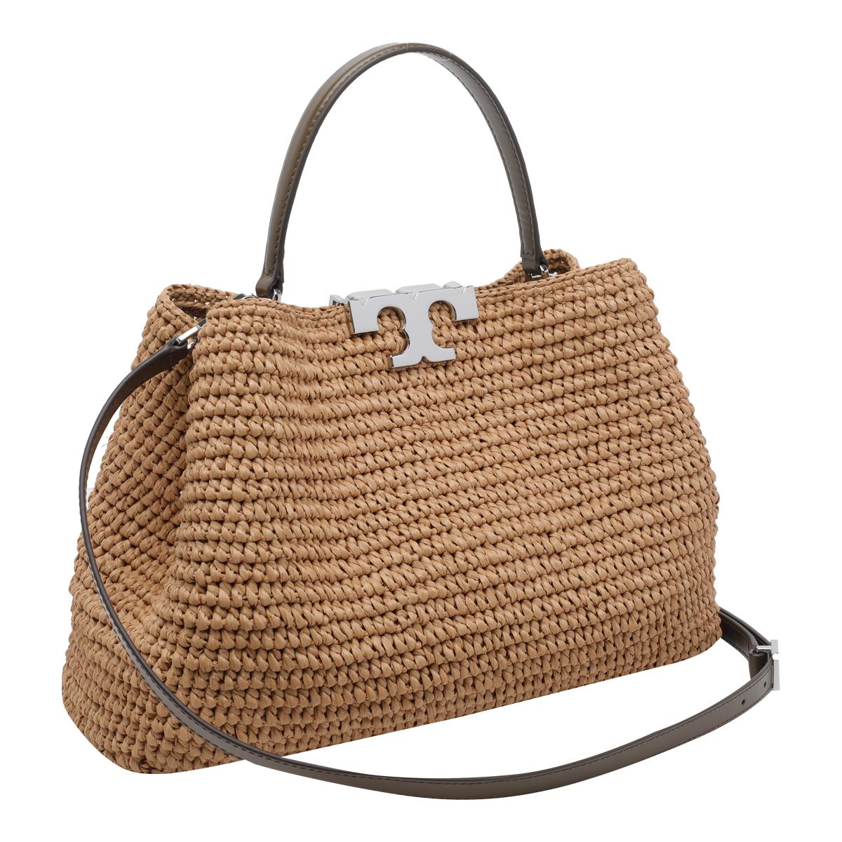 tory burch bags brown straw - women
