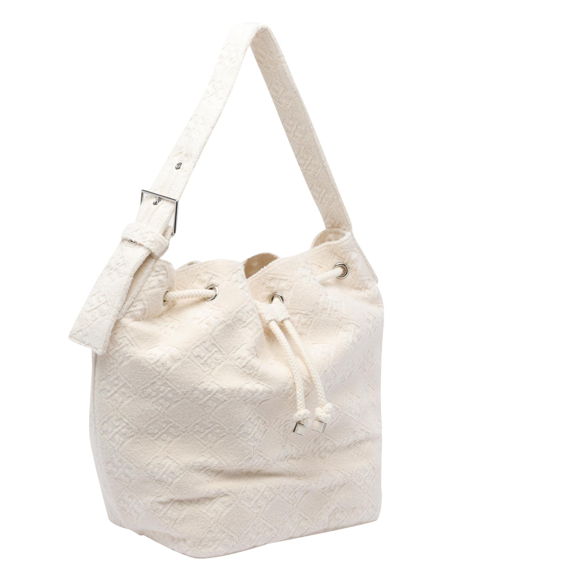 tory burch bags white fabric - women