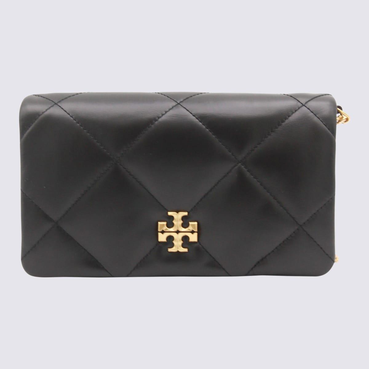 tory burch black leather kira crossbody bag