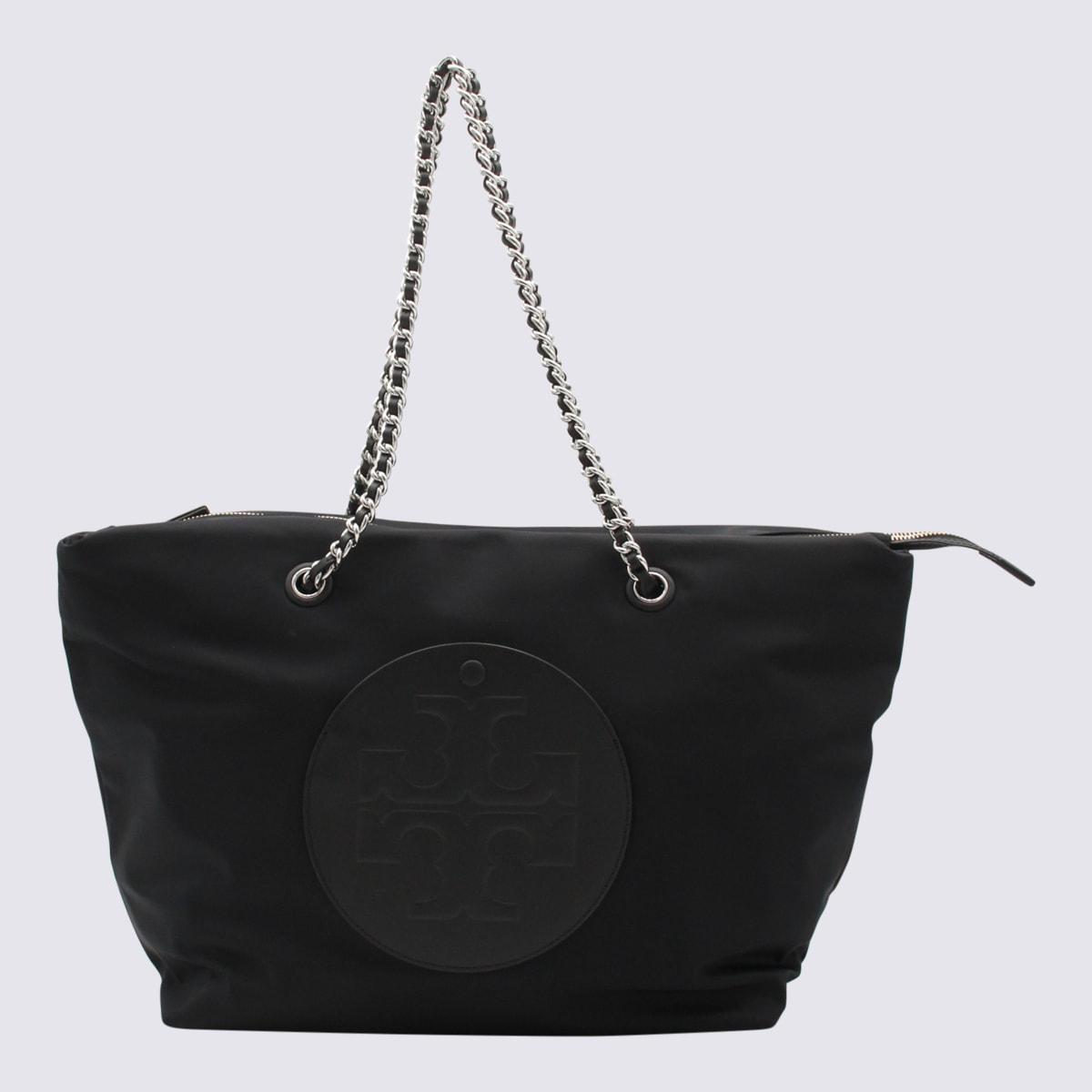 tory burch black totes
