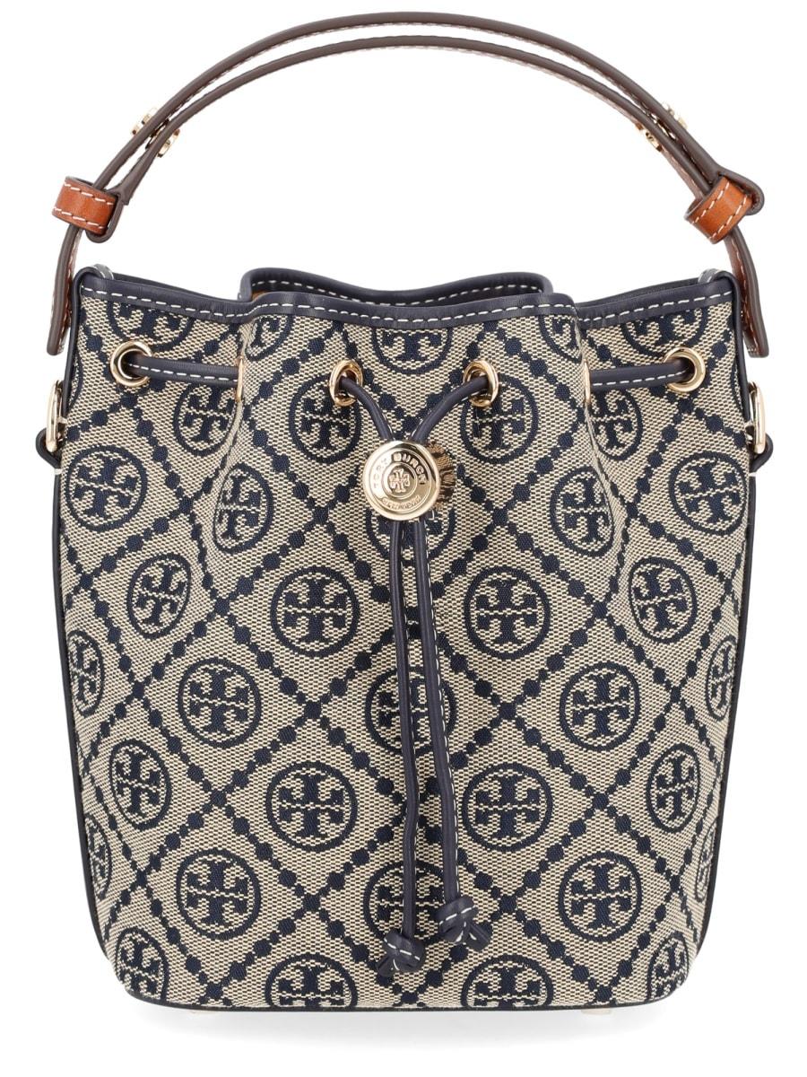 tory burch borsa a secchiello t monogram mini