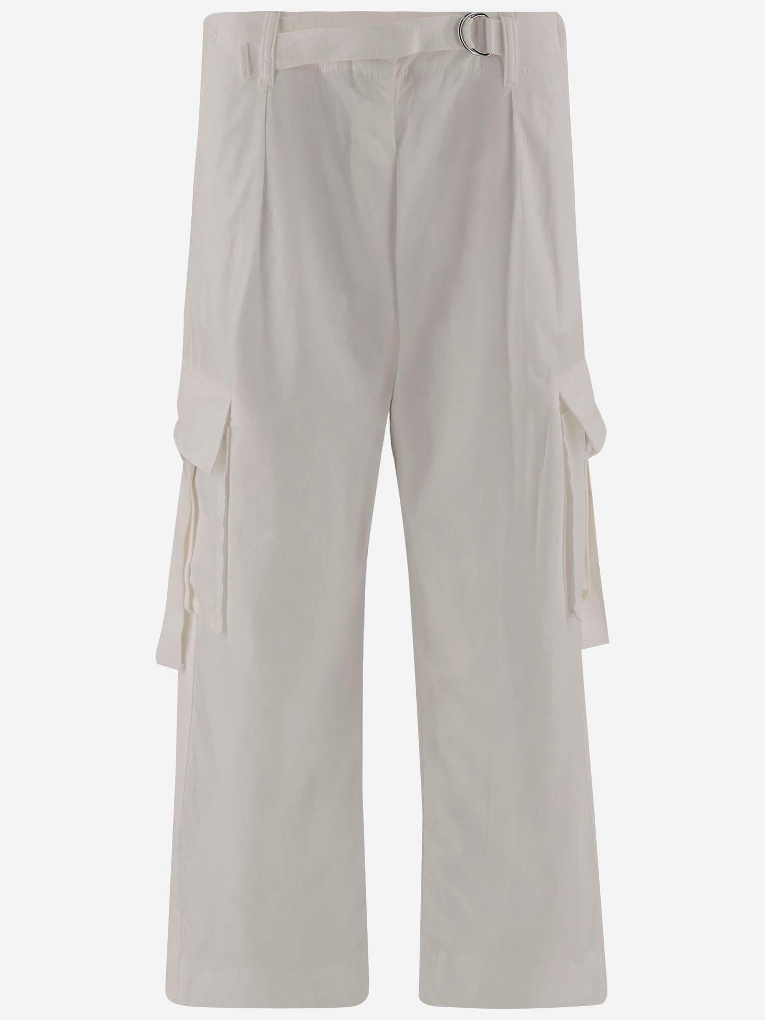 tory burch cotton cargo pants