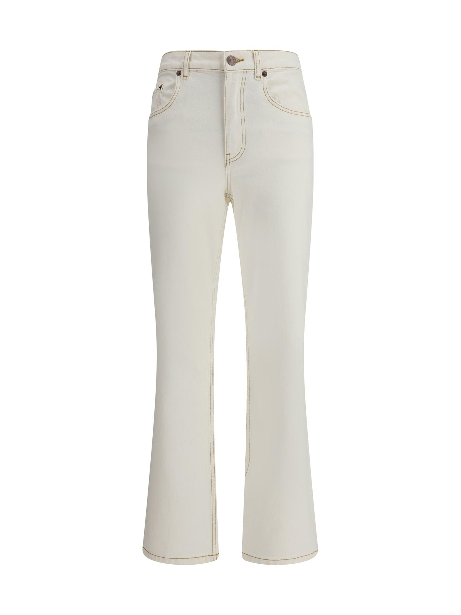 tory burch cropped flare jeans