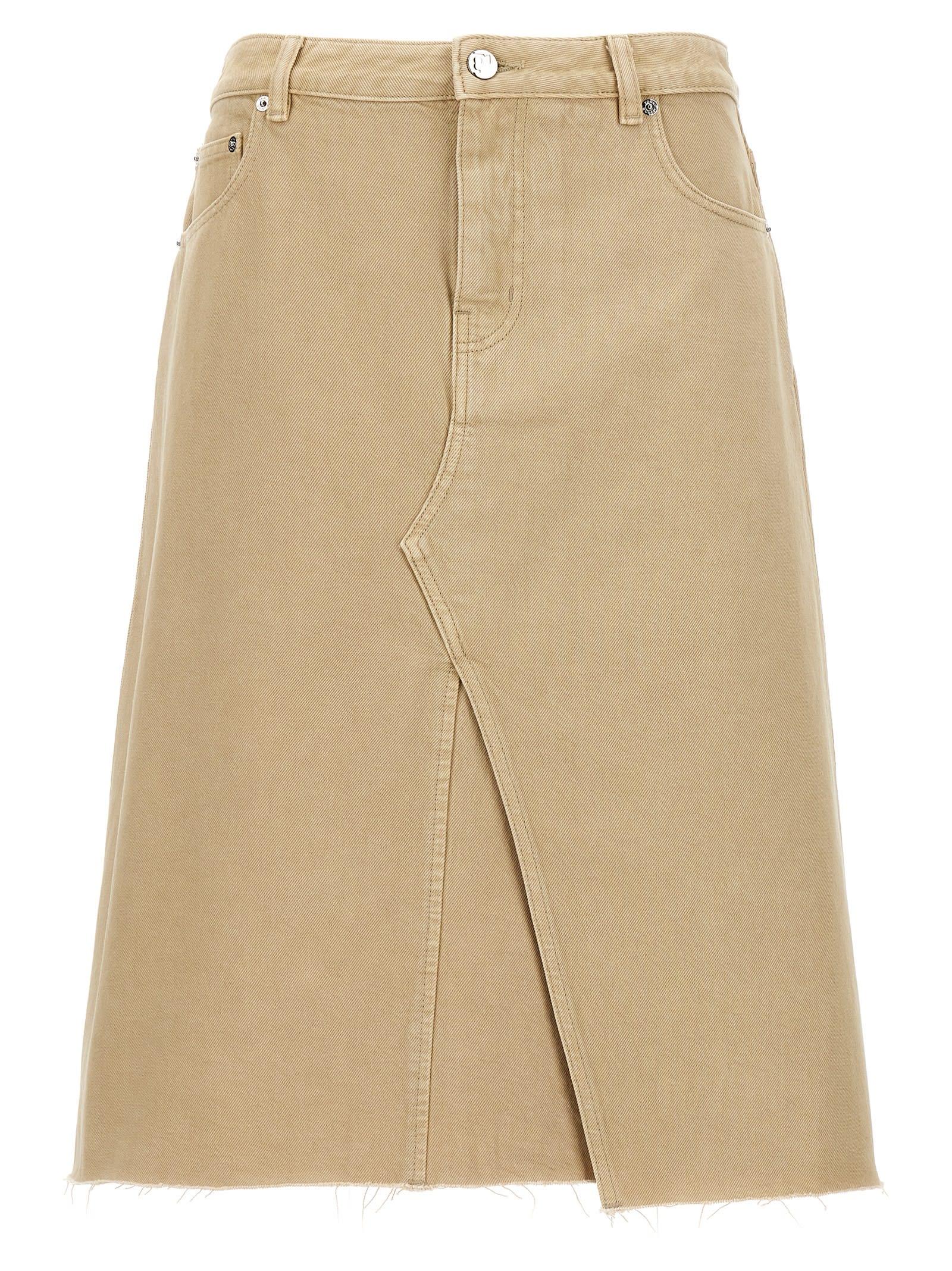 tory burch deconstructed midi skirt