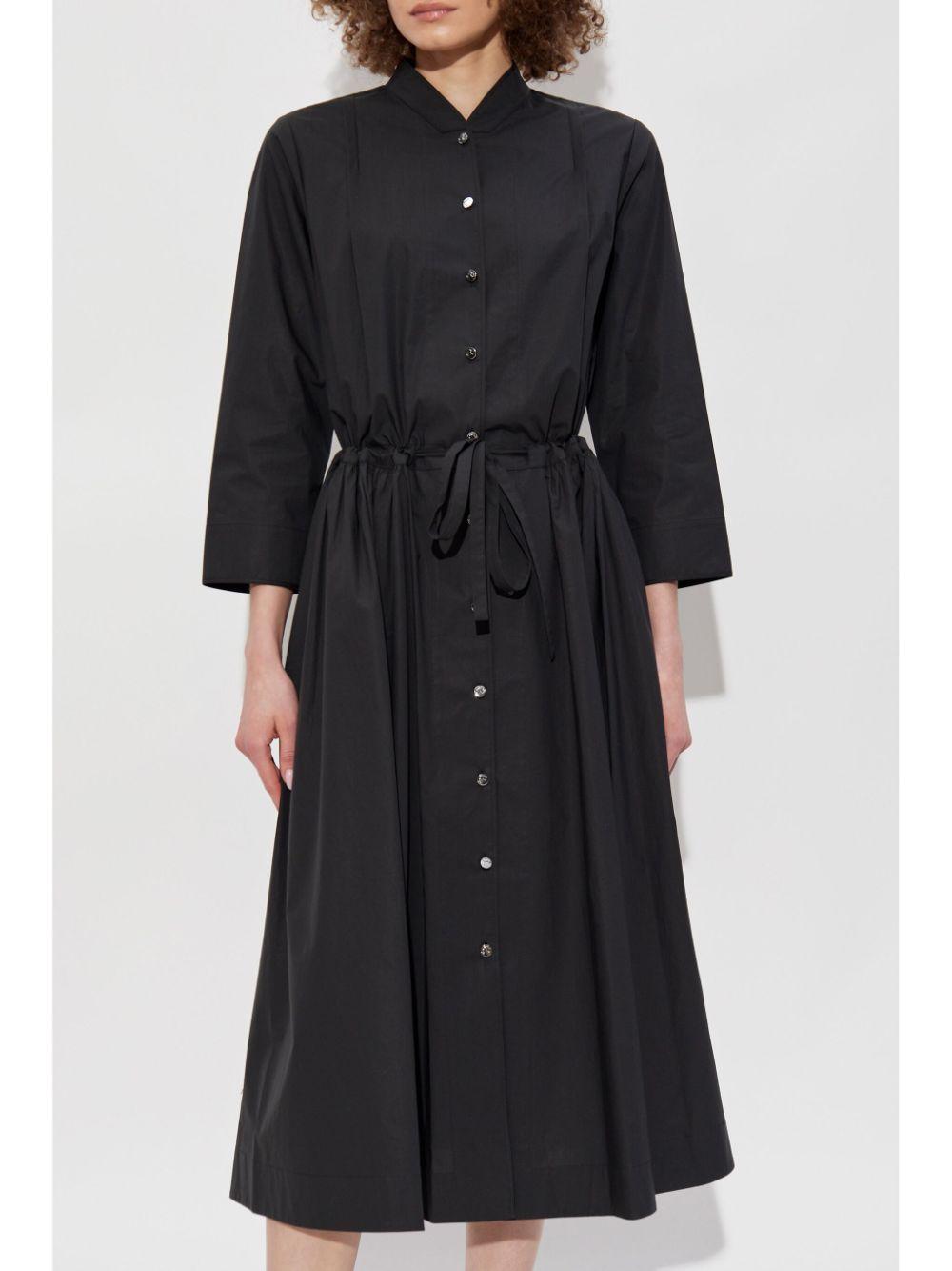 tory burch dresses black cotton - women