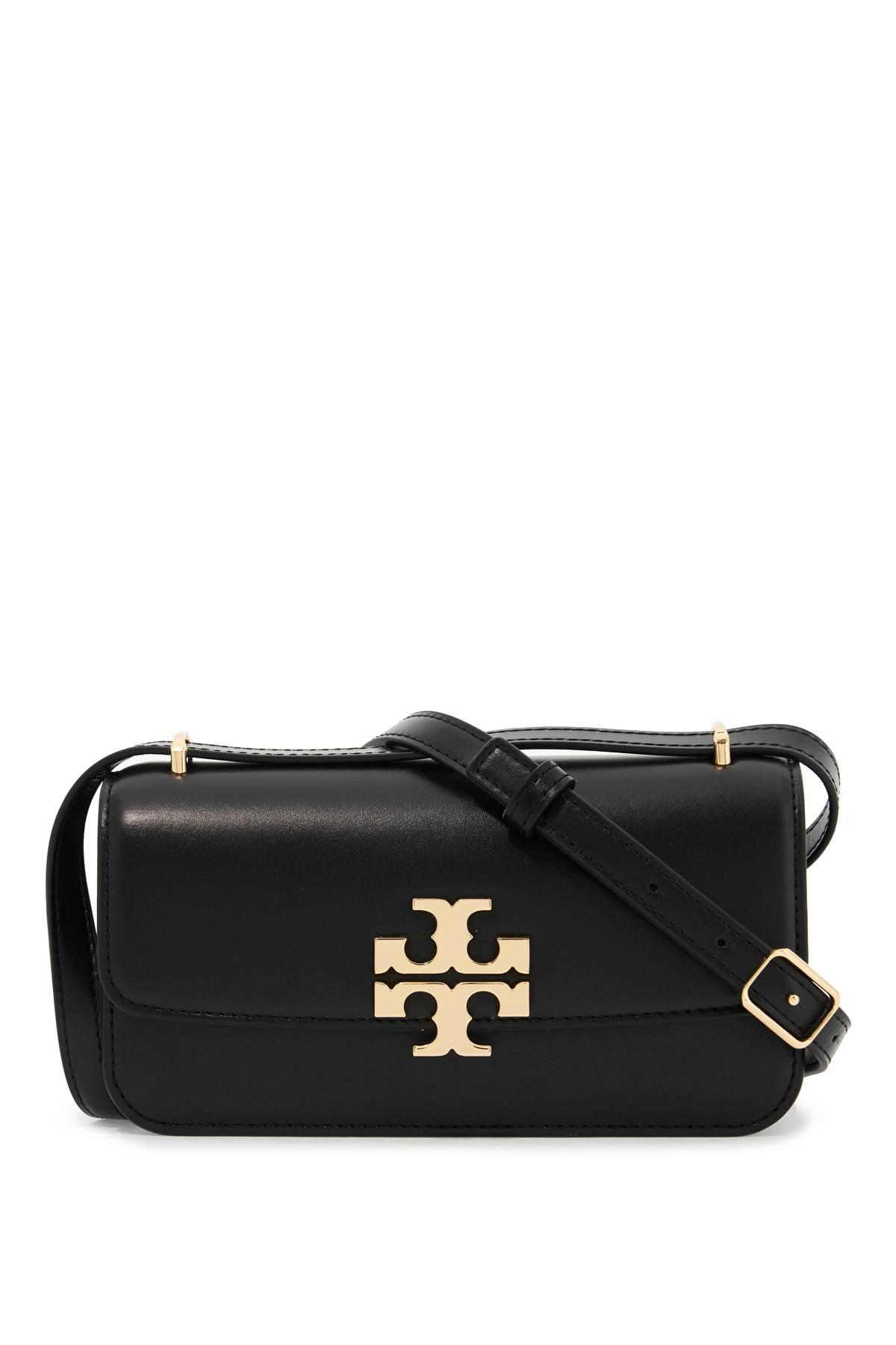 tory burch eleanor small black leather crossbody bag