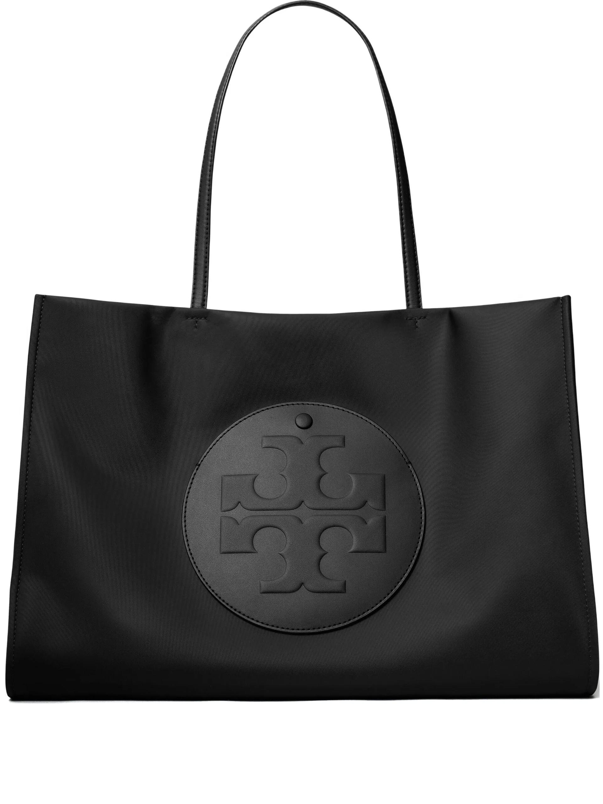 tory burch ella tote black nylon borsa - women