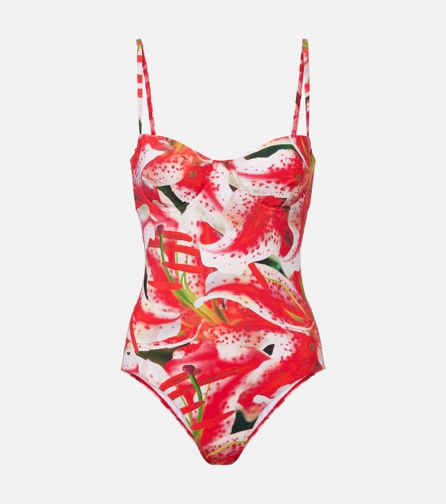 tory burch floral swimsuit